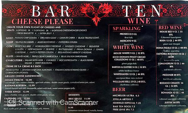 Bar Ten & Cheese Please