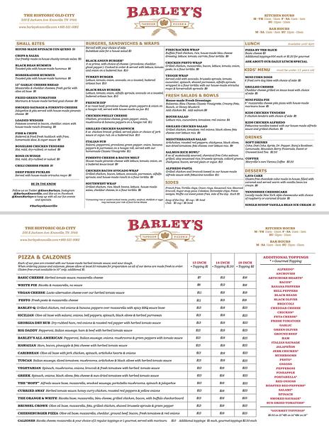 Barley's Taproom and Pizzeria