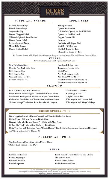 Duke's Steak House