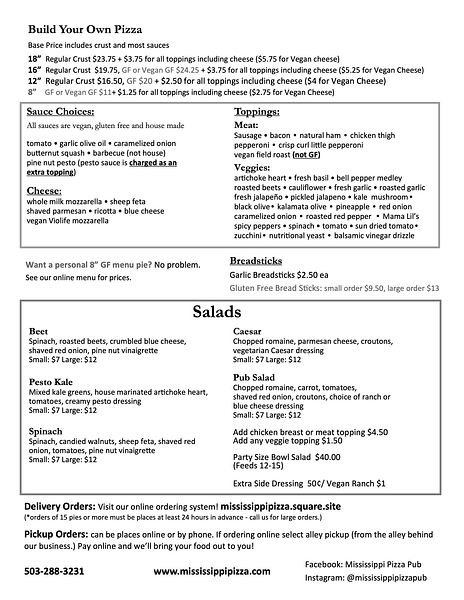 Mississippi Pizza & Atlantis Lounge