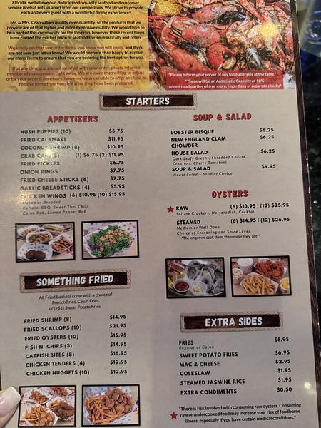 Mr. & Mrs. Crab - Gainesville