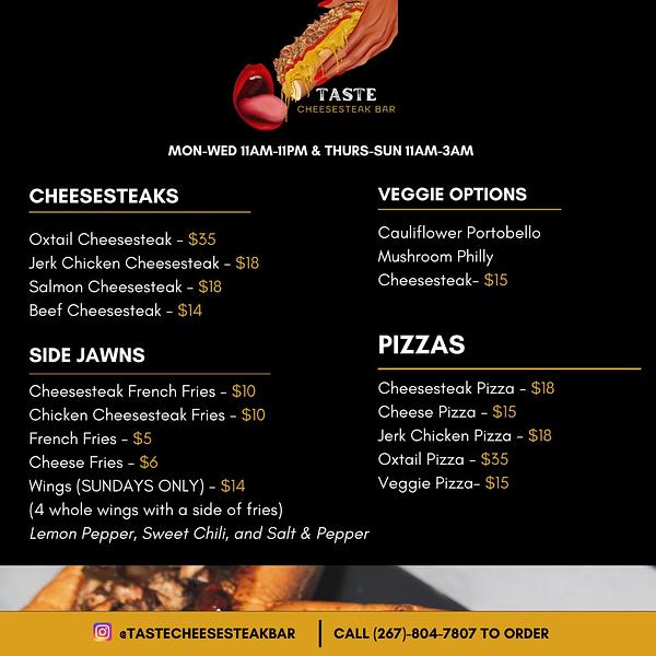 Taste Cheesesteak Bar