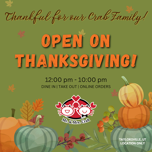 Mr. & Mrs. Crab Juicy Seafood & Bar - Taylorsville, UT