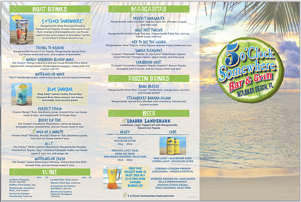 5 o'Clock Somewhere Bar - Miramar Beach