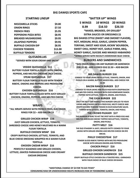 Big Dawgs Sports Cafe