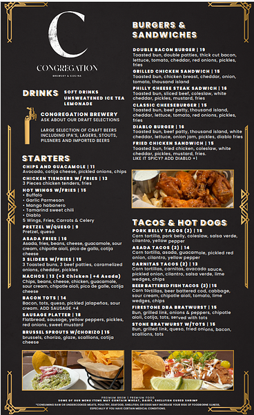 Congregation Brewery & Cocina - Pasadena