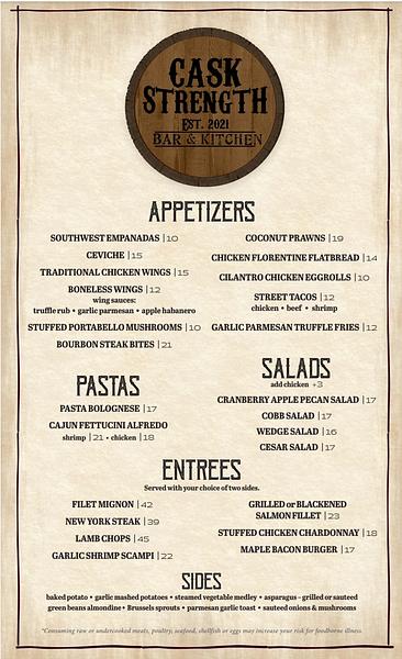 Cask Strength Bar and Kitchen