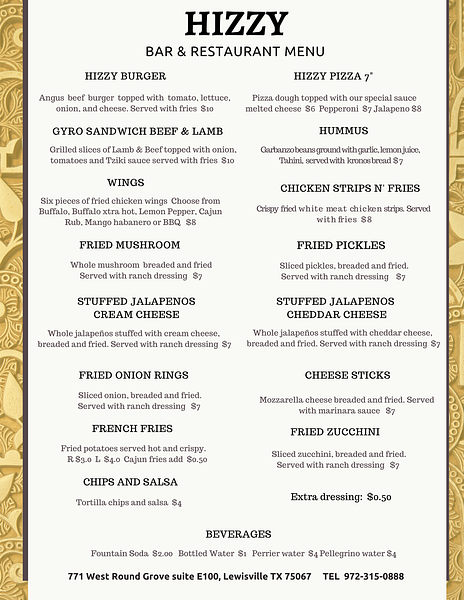 Hizzy Bar and Restaurant