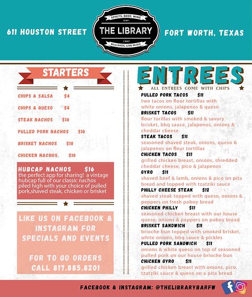 The Library Bar Fort Worth Texas