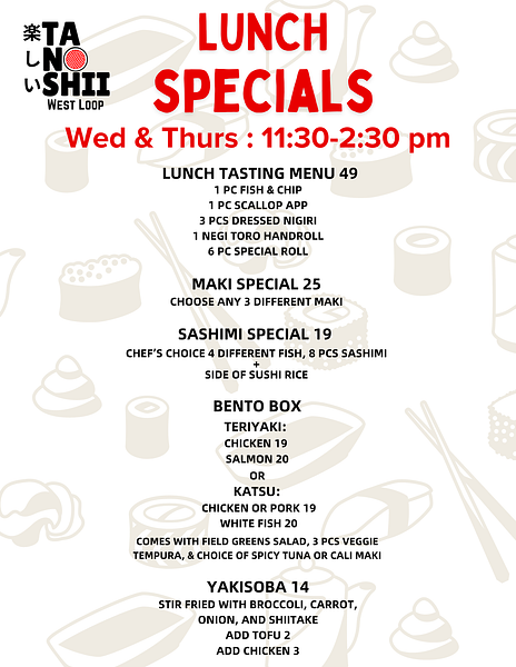 Tanoshii Sushi West Loop