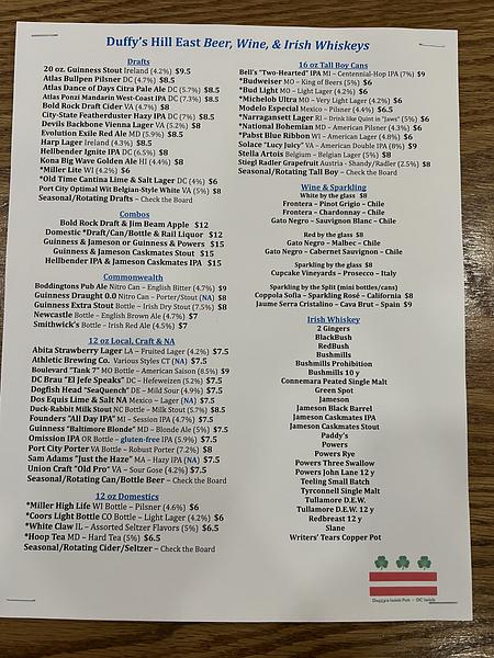 Duffy’s Irish Pub (Cap Hill East)