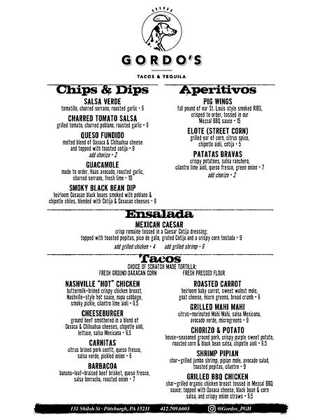 Gordo's Tacos & Tequila