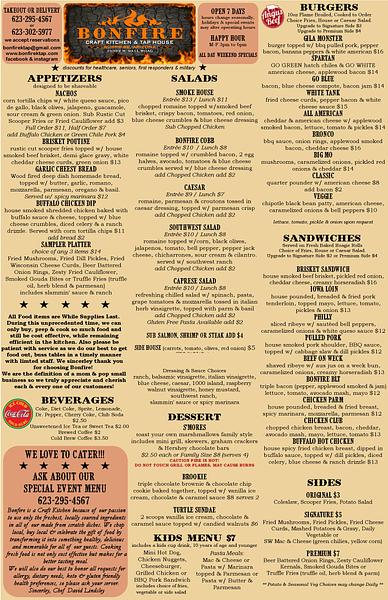 Bonfire Craft Kitchen and Tap House Surprise